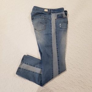 Jones New York Women's Crop Two-Tone Jeans Size 8